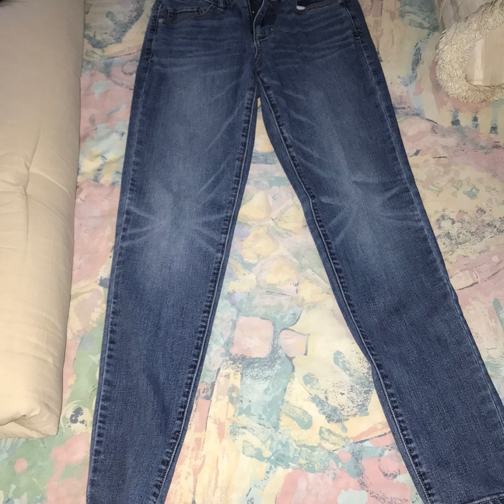 Blue jeans skinny leg